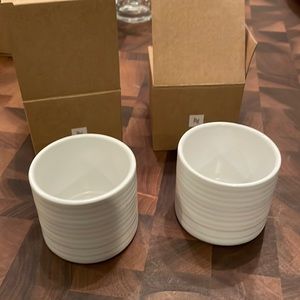 NESPRESSO Stoneware Candle Holders